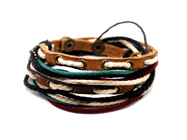leather friendship bracelets