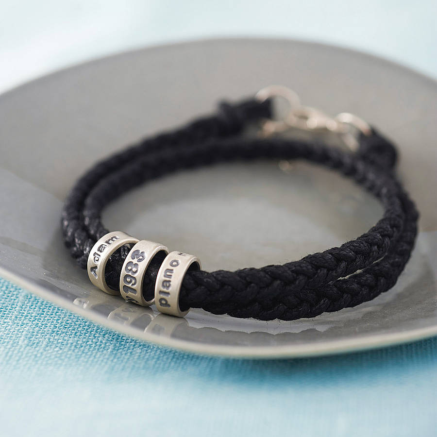 personalised engraved bracelets