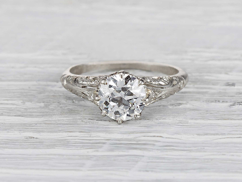 antique engagement rings cheap
