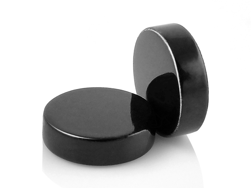 black magnetic earrings