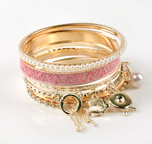 charm bangle bracelet