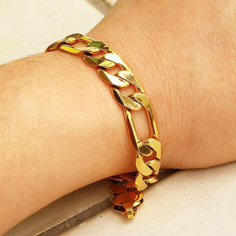 men's gold bracelets 18k