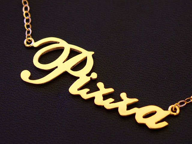 personalized gold name necklaces