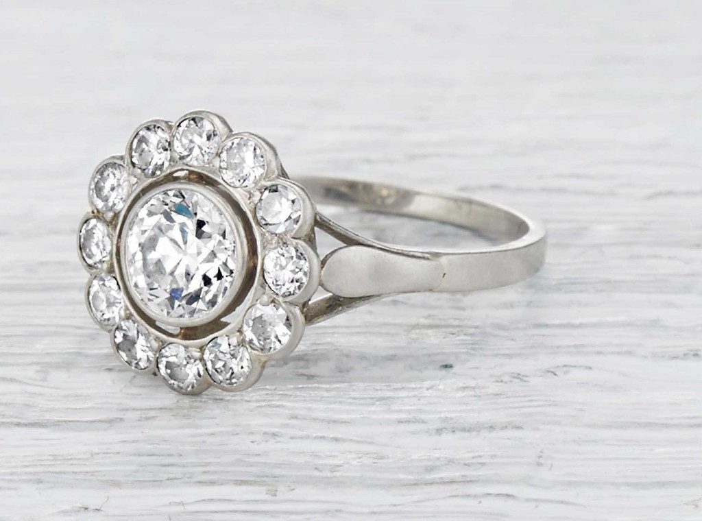 vintage engagement rings art deco